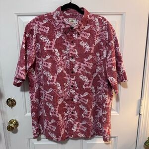 Surf Pendleton Reyn Spooner Hawaiian Button Shirt Size XL Limited Ed. Seahorses